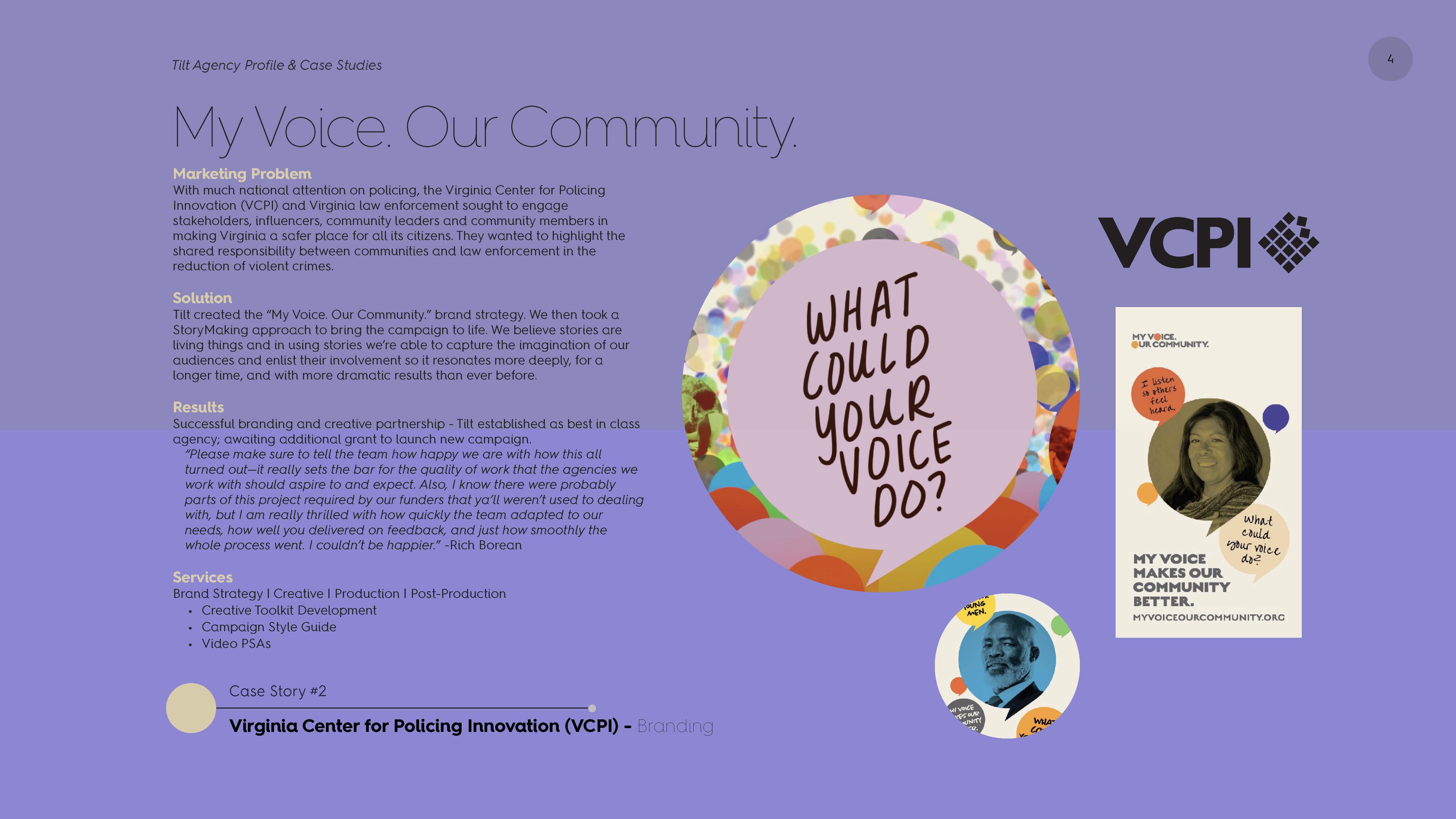 My Voice. Our Community