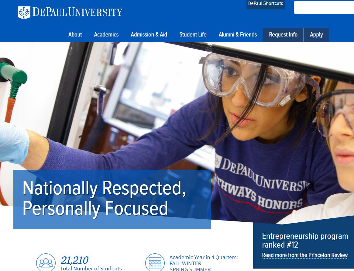 Novus Named Media AOR For DePaul University 09/11/2024