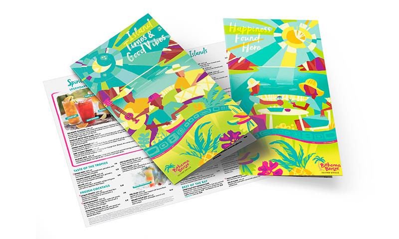 Bahama Breeze Menu Redesign