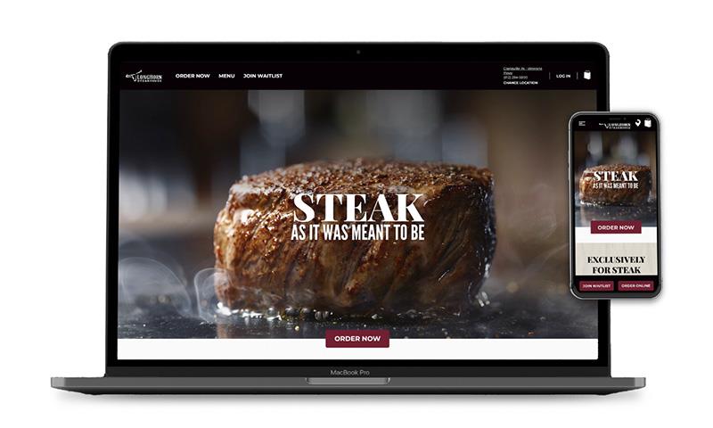 LongHorn Steakhouse Website Redesign