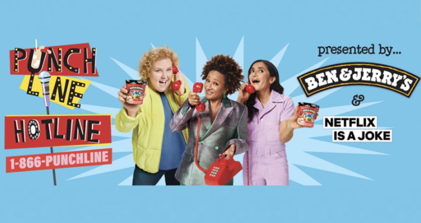 Ben & Jerry’s x Netflix: Punch Line Hotline
