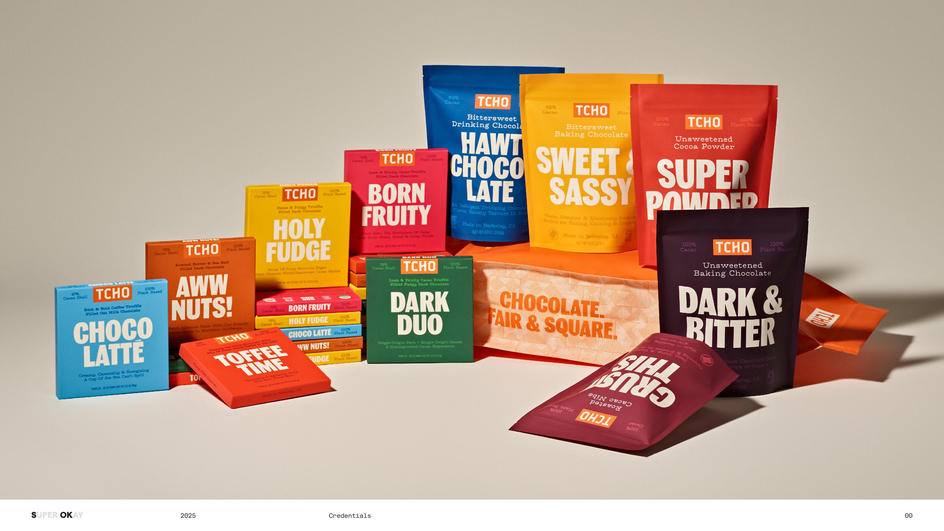 TCHO | Chocolate, fair and square | Branding + Packaging