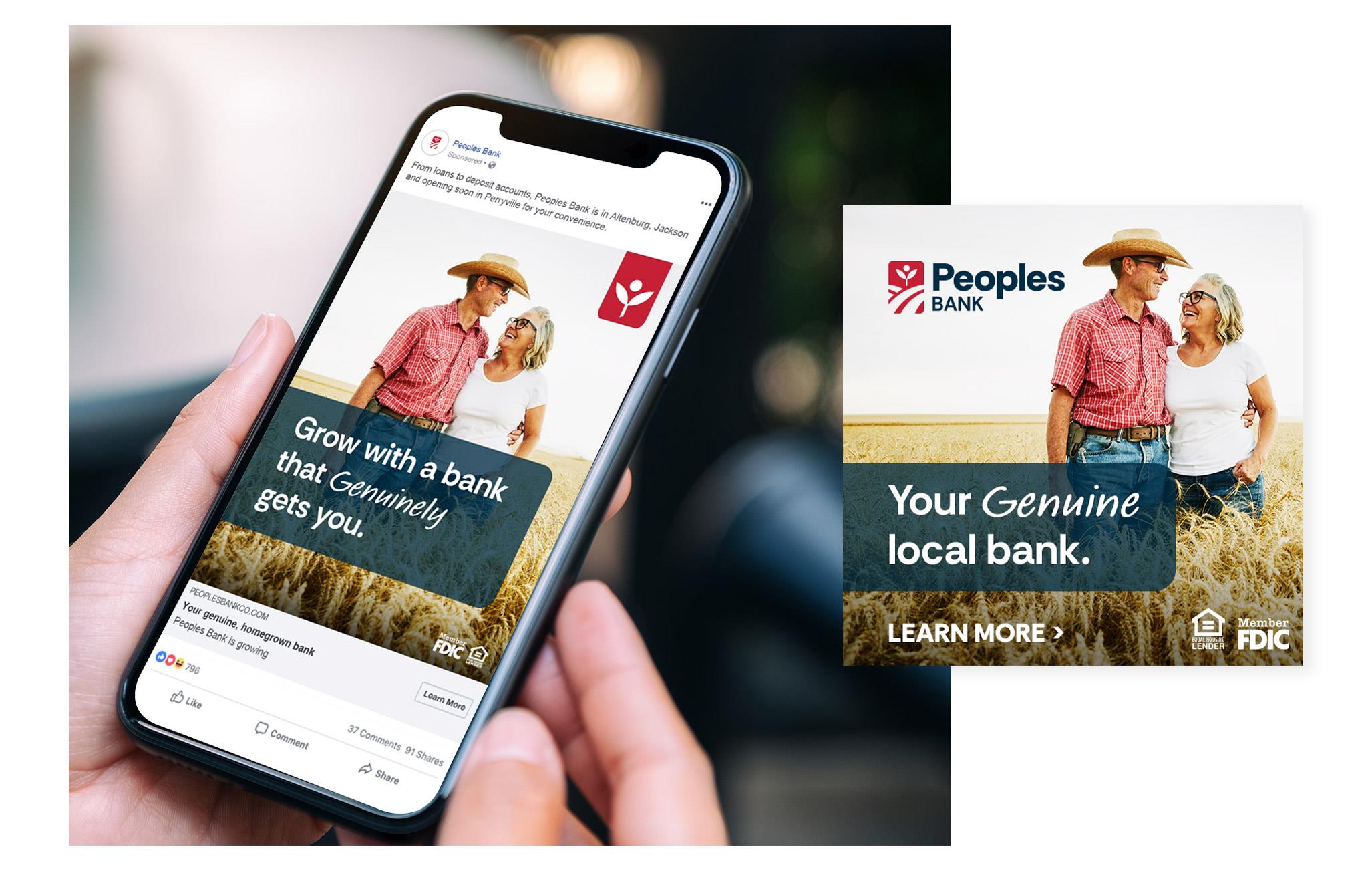 Peoples Bank of Altenburg Modern Brand Refresh 