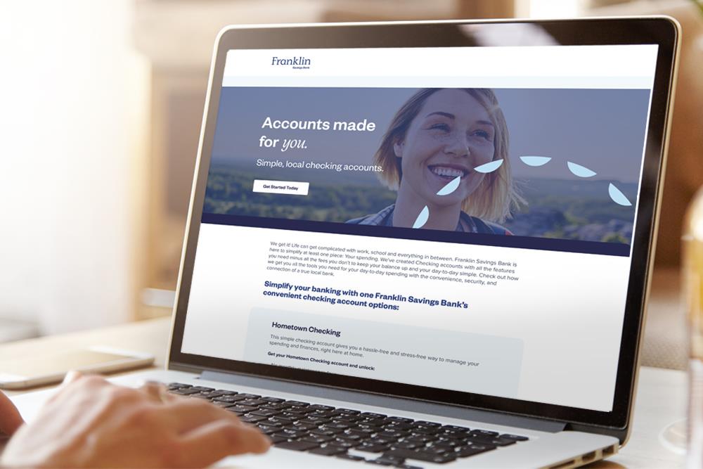 Branded Digital Marketing for Franklin Savings Bank Triples Checking Acquisitions