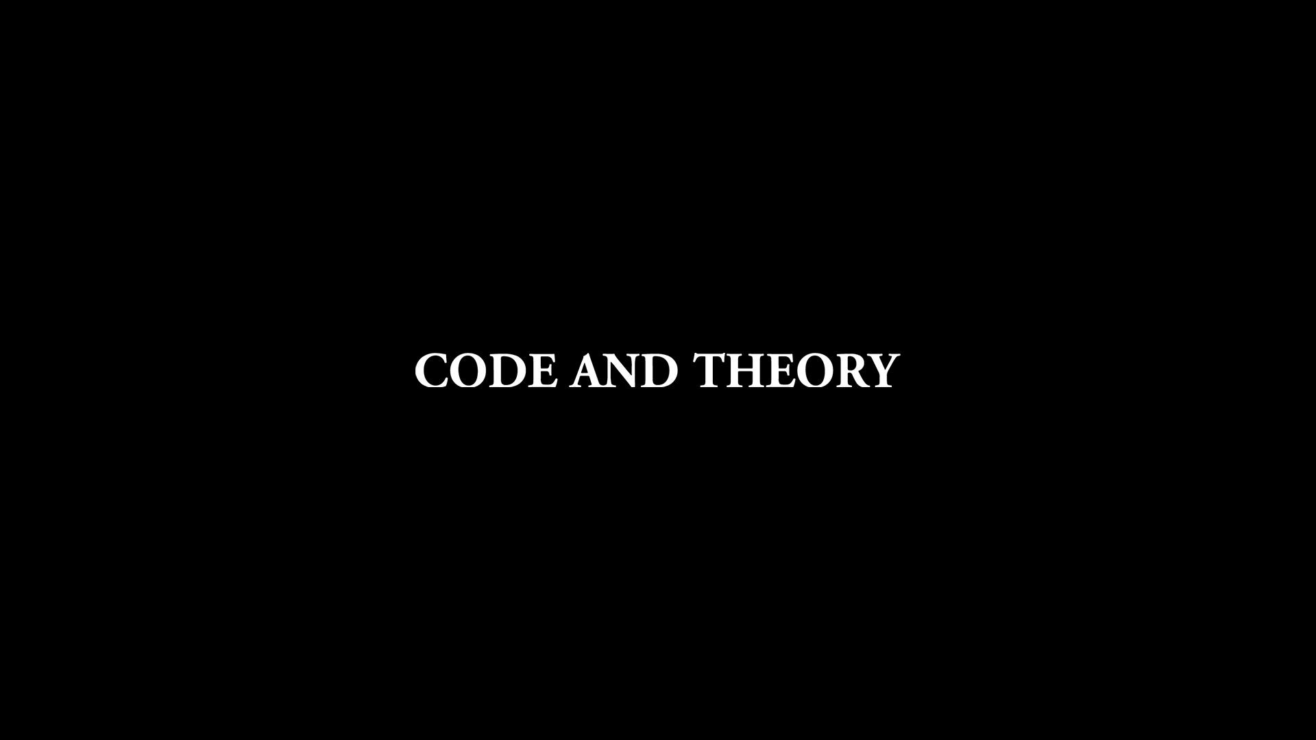 Code and Theory