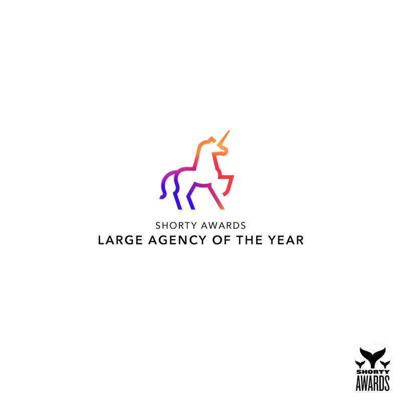 
    Digitas - Large Agency of the Year - The Shorty Awards
