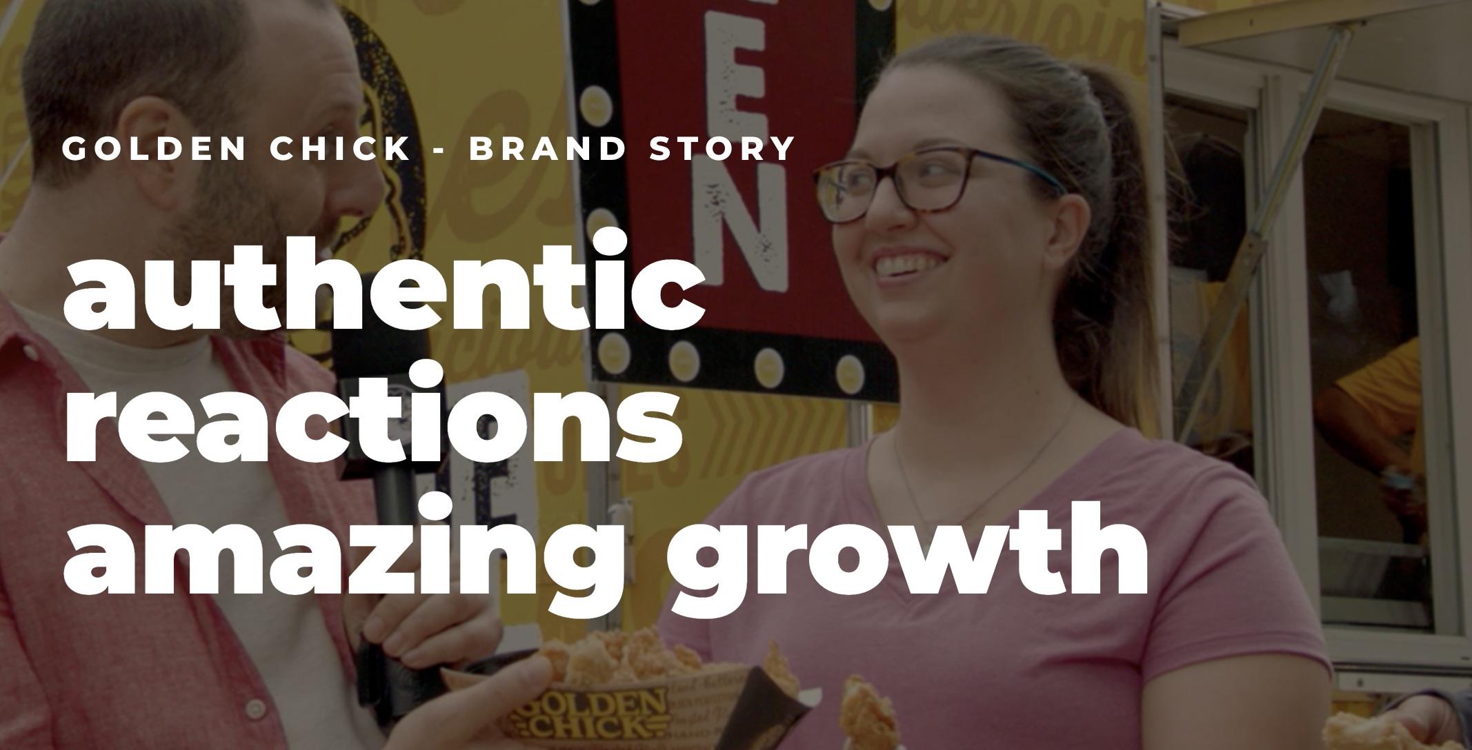 Golden Chick—Authentic reactions amazing growth