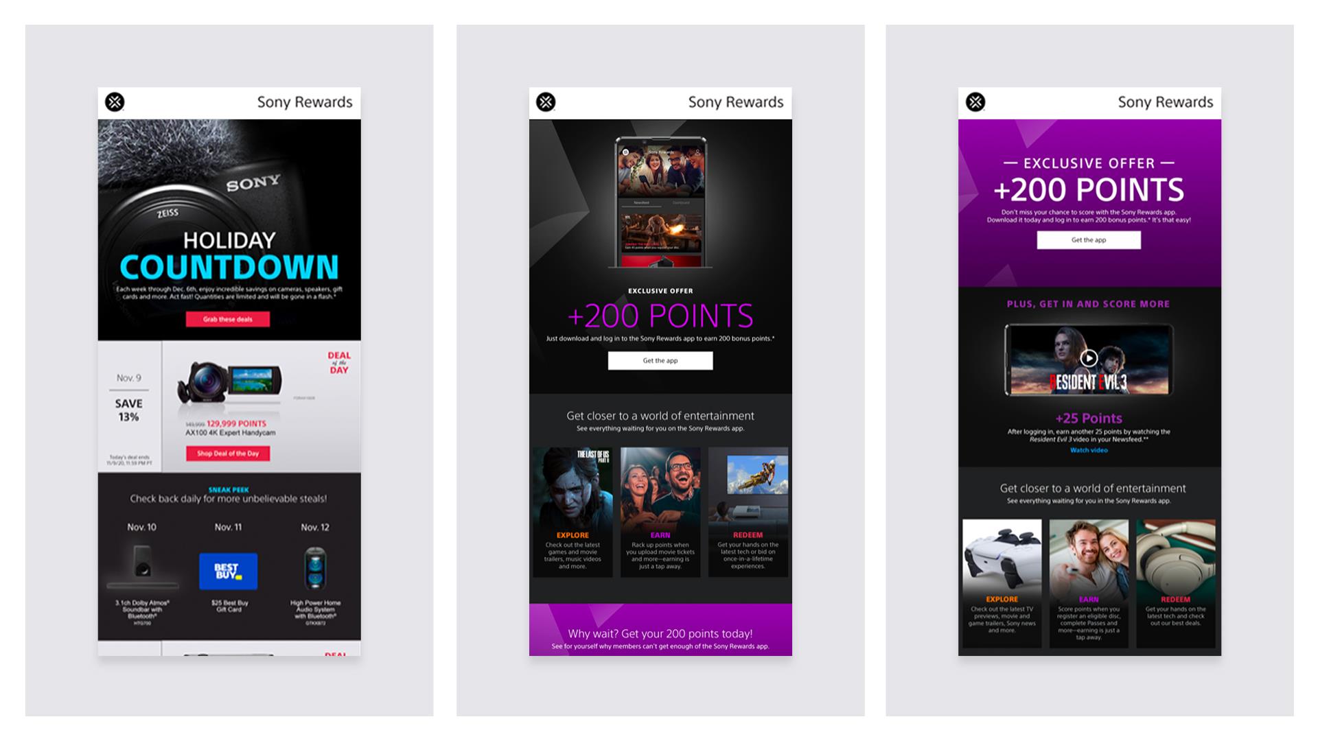 Sony – Rewards App Visits Grow With a Fresh Gamified Experience