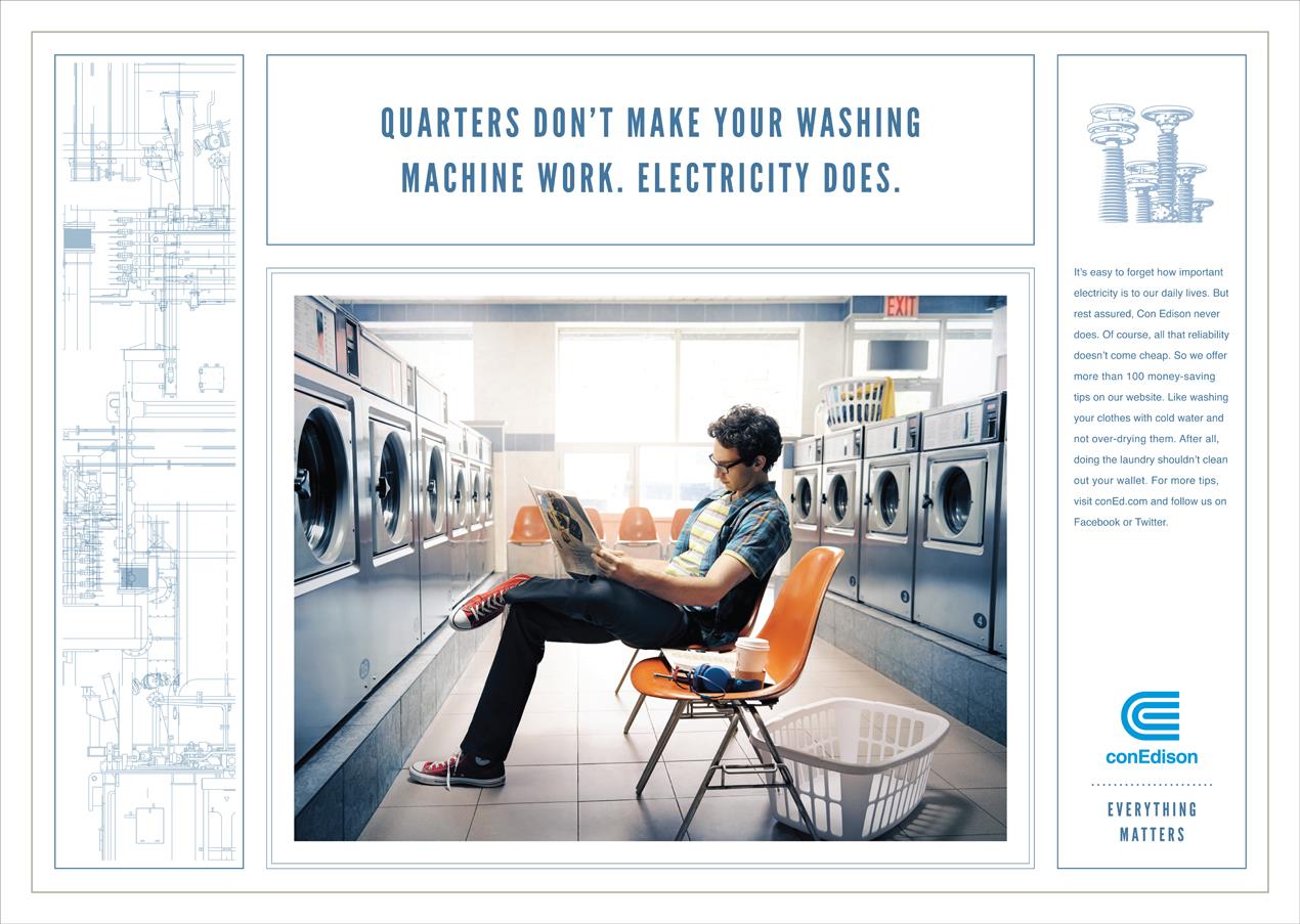 Con Edison: “Laundromat” Print